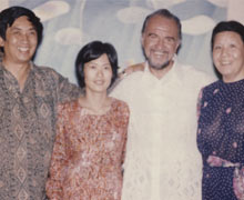 Dan Iordachescu cu Lim Chong Keat la Kuala Lumpur - Malaesia si pianista Sieh Huan 